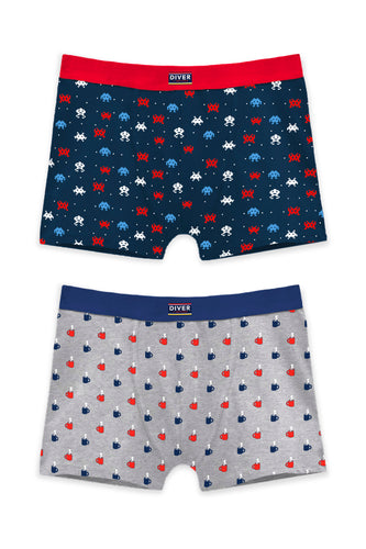 Pack 2 boxers algodón VIDEO GAMES Admas