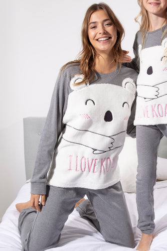 Pijama mujer estampado Koala ADMAS