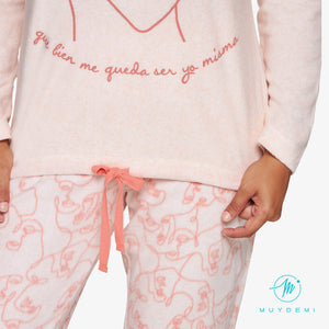 Pijama mujer micropolar "Estoy realmente guapa hoy......." MUYDEMI