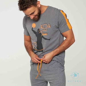 Pijama verano hombre "Basket" Muydemi PV-2021