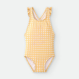 Bañador niña estampado "Cuadros vichy" WATERLEMON