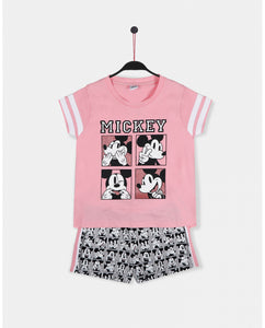 Pijama niña manga corta Mickey 28 Disney