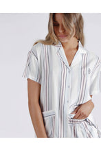 Cargar imagen en el visor de la galería, Pijama mujer abierto SUMMER STIPES Admas Classic