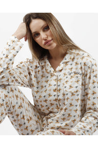 Pijama mujer para lactancia algodón línea MATERNIDAD ADMAS –  www.