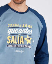 Cargar imagen en el visor de la galería, Pijama hombre Mr. Wonderful &quot;Cuenta la leyenda que antes salía todos los fines de semana &quot; ADMAS