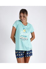 Cargar imagen en el visor de la galería, Pijama familiar de mujer Mr. Wonderful &quot;Piña&quot;