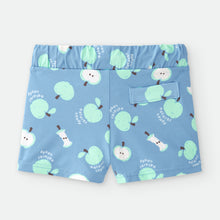 Cargar imagen en el visor de la galería, Boxer de niño estampado &quot;Manzanas&quot; AZUL  Waterlemon hasta talla 10 años