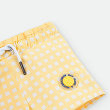 Cargar imagen en el visor de la galería, Boxer de baño para niño estampado &quot;Cuadritos Vichy&quot; WATERLEMON