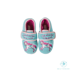 ZAPATILLAS CASA NIÑA UNICORNIO MUYDEMI