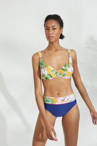 Braga de bikini alta reductora COMBINABLE estampado floral YSABEL MORA