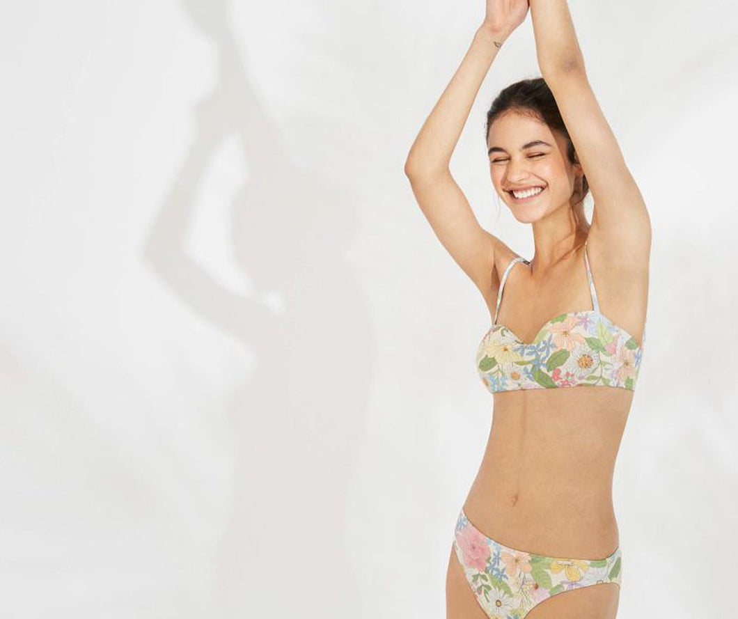 Braga bikini COMBINABLE estampado floral suave YSABEL MORA