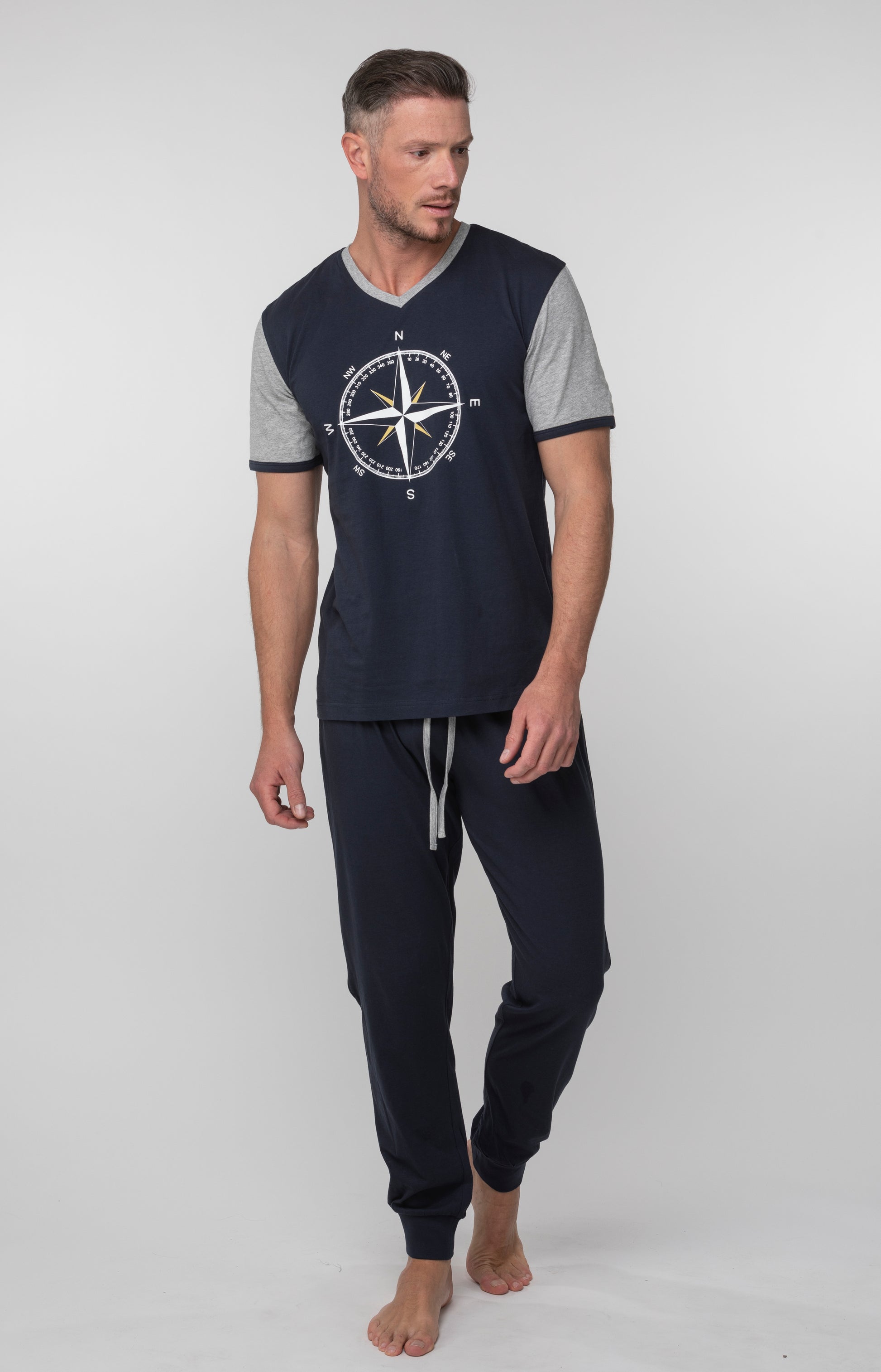 pijama hombre verano Abanderado pantalon largo