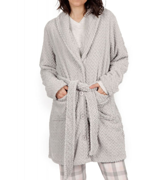 Bata mujer coralina gris Admas