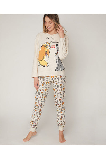 pijama mujer disney la dama y el vagabundo original