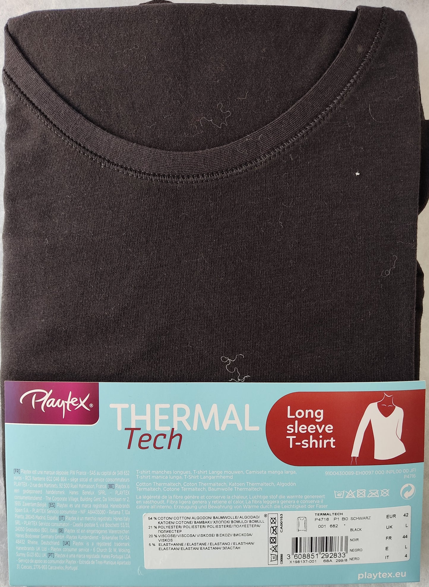 Camiseta térmica mujer manga larga  Princesa-Playtex TERMALTECH