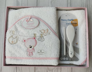 Capa de Baño Oso con cepillo  Interbaby