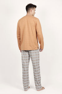 Pijama hombre algodón de invierno "Golf" ADMAS