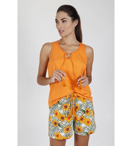 pijama verano mujer admas hawaiano