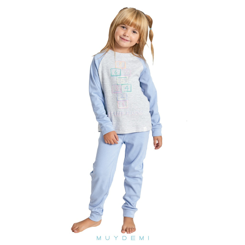 Pijama niña tejido sudadera 