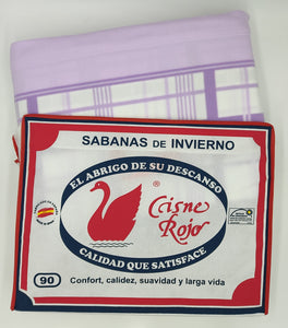 Juego de sábanas pirineo Cisne Rojo ATENEA (largo colchón hasta 2 metros)