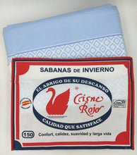 Cargar imagen en el visor de la galería, Juego de sábanas pirineo Cisne Rojo ELENA (válidas para colchón de 2 metros)