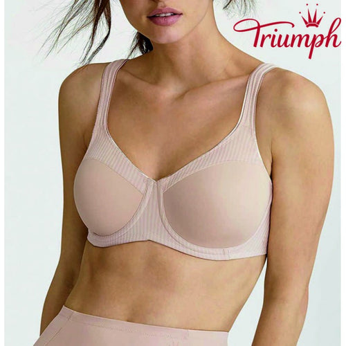 Sujetador reductor con aro Triumph Modern Soft+Cotton W01 copas D,E y F