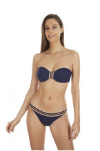 Cargar imagen en el visor de la galería, Top bikini bandeau con aro estilo marinero copas B, C, D y E de Selmark