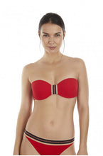 Cargar imagen en el visor de la galería, Top bikini bandeau con aro estilo marinero copas B, C, D y E de Selmark