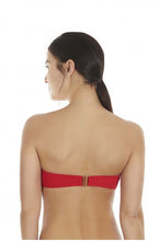 Cargar imagen en el visor de la galería, Top bikini bandeau con aro estilo marinero copas B, C, D y E de Selmark