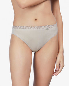 Braga bikini algodón cintura con goma vista AVET
