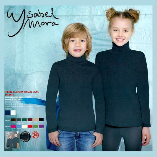 Camiseta Termal infantil cuello Cisne Ysabel Mora