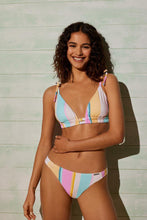 Cargar imagen en el visor de la galería, top bikini rayas pastel ysabel mora