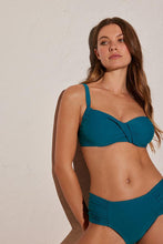 Cargar imagen en el visor de la galería, Top bikini COMBINABLE con aro REDUCTOR copa C colores lisos YSABEL MORA