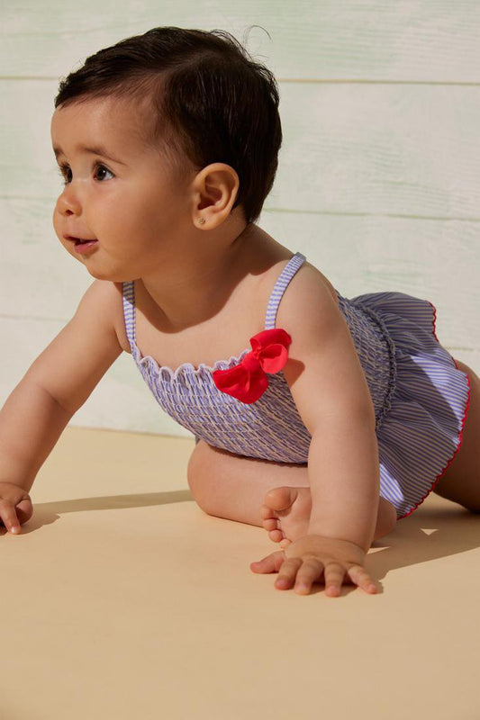 bañador bebé niña estampado marinero ysabel mora