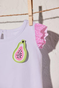 Camiseta BEBÉ NIÑA para combinar con bañador bebé estampado pitaya YSABEL MORA