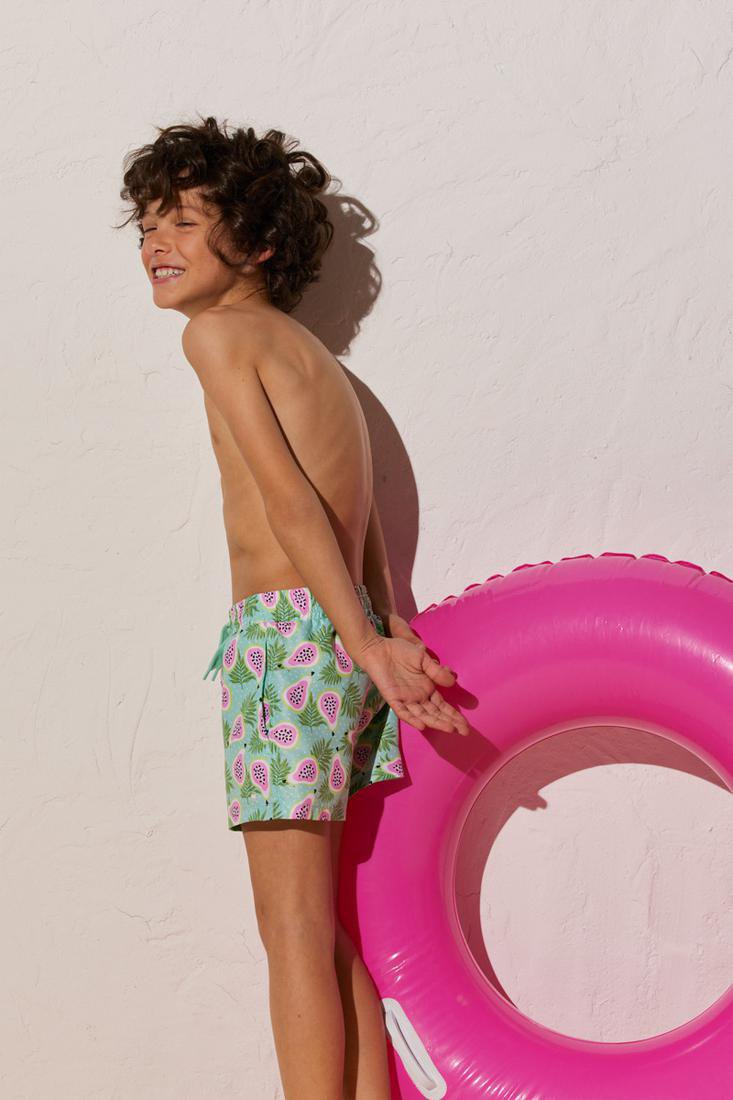 bañador niño bermuda secado rápido ysabel mora