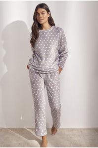 Pijama manga larga polar "Estrellas" SELMARK