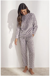 Pijama manga larga polar "Estrellas" SELMARK